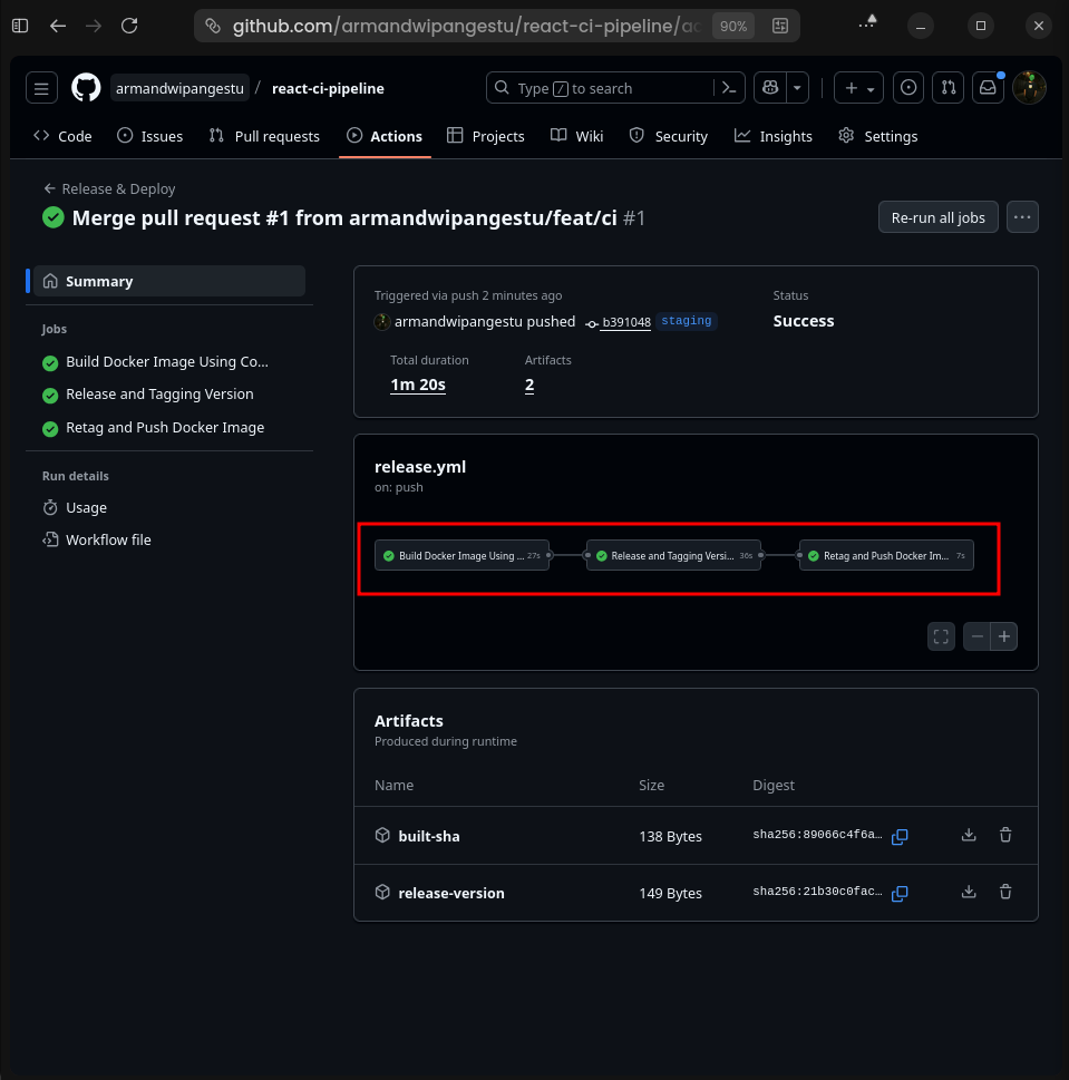 GitHub Actions Summary