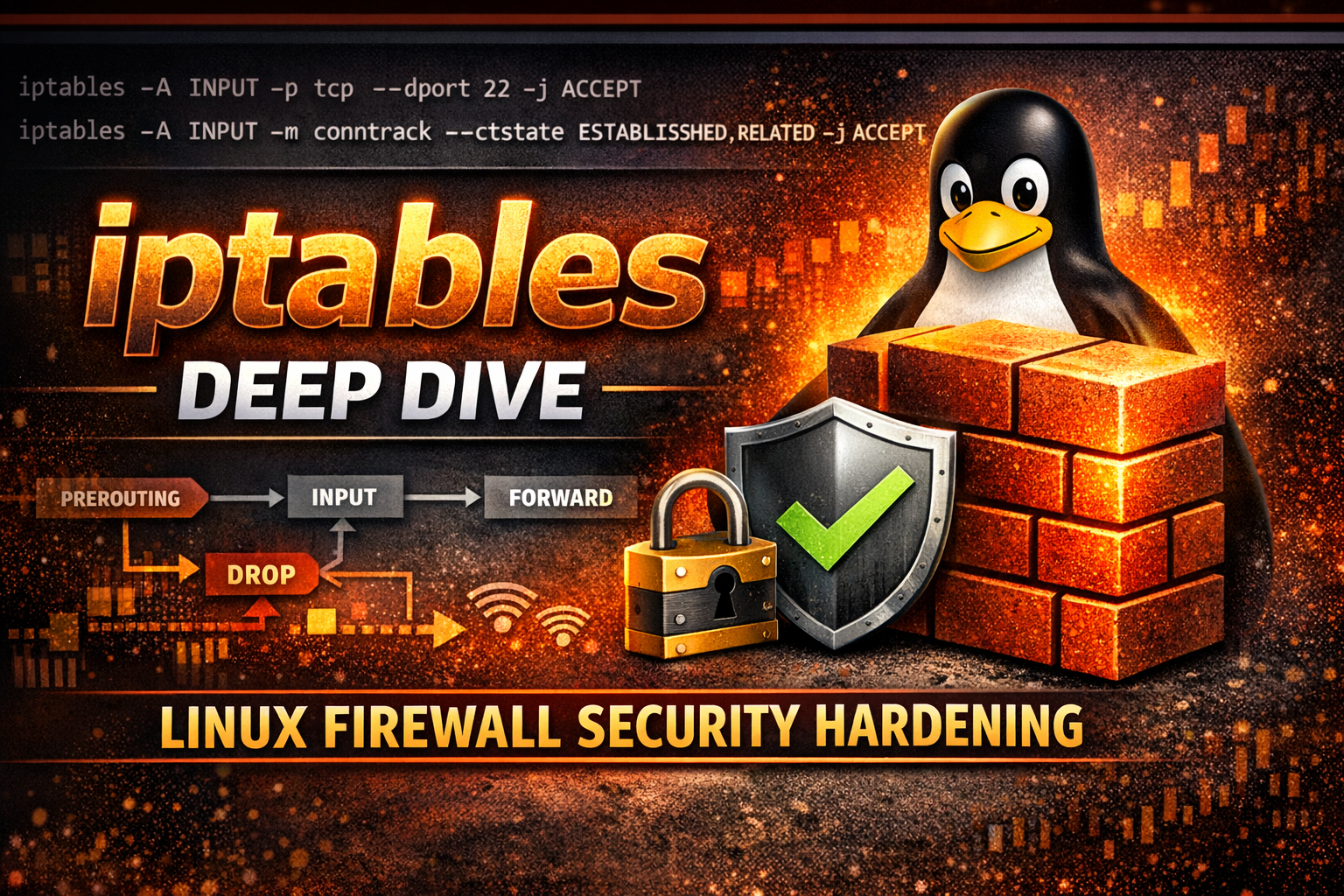 iptables Deep Dive - Mastering Linux Firewall for Production Security Hardening