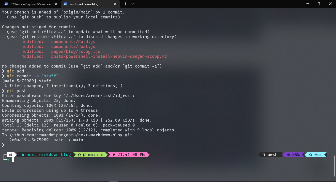 PowerShell - Install Oh-My-Posh