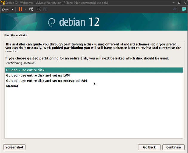 Partition Disks